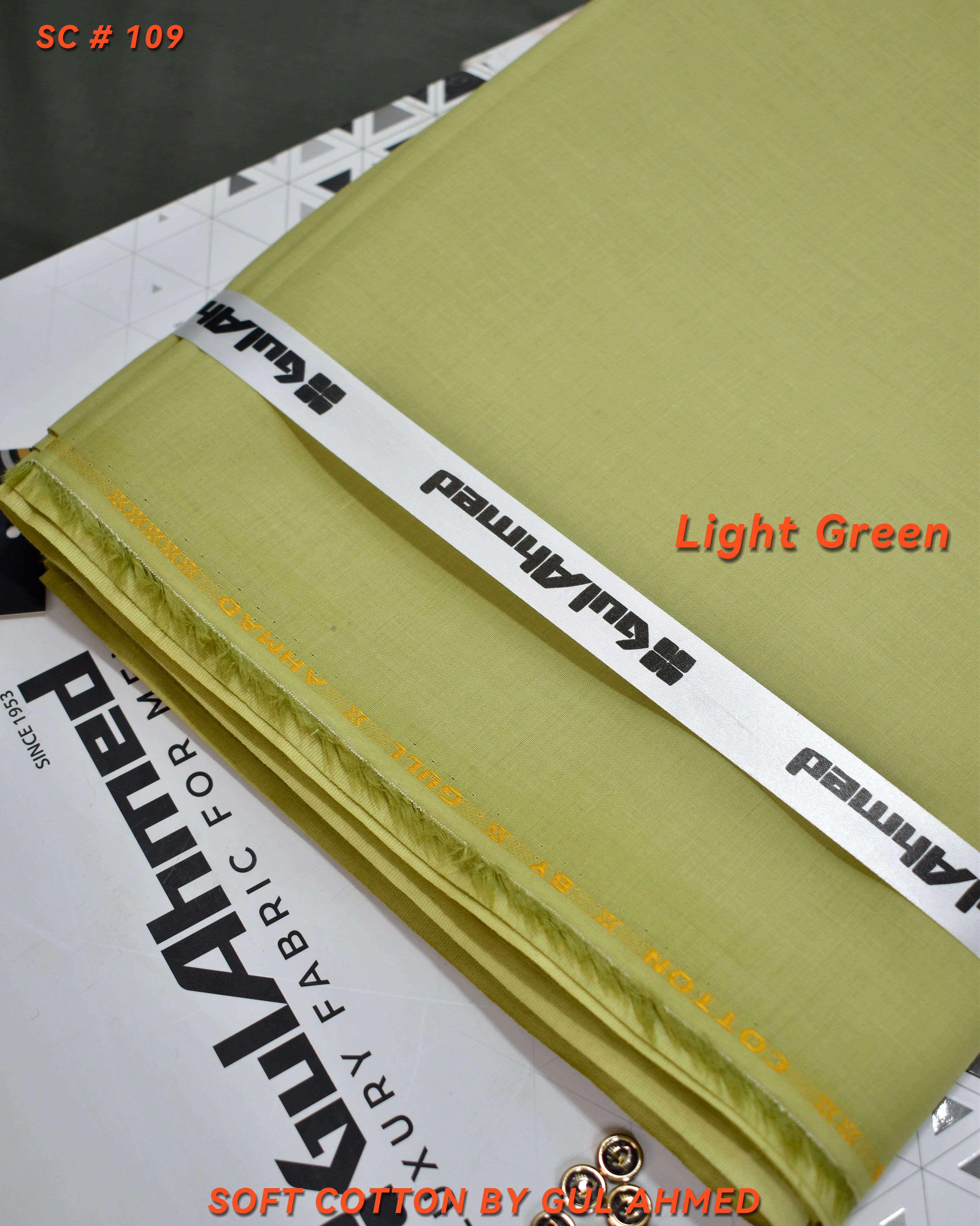 Soft Cotton By Gul Ahmed | Summer Collection- Light Green