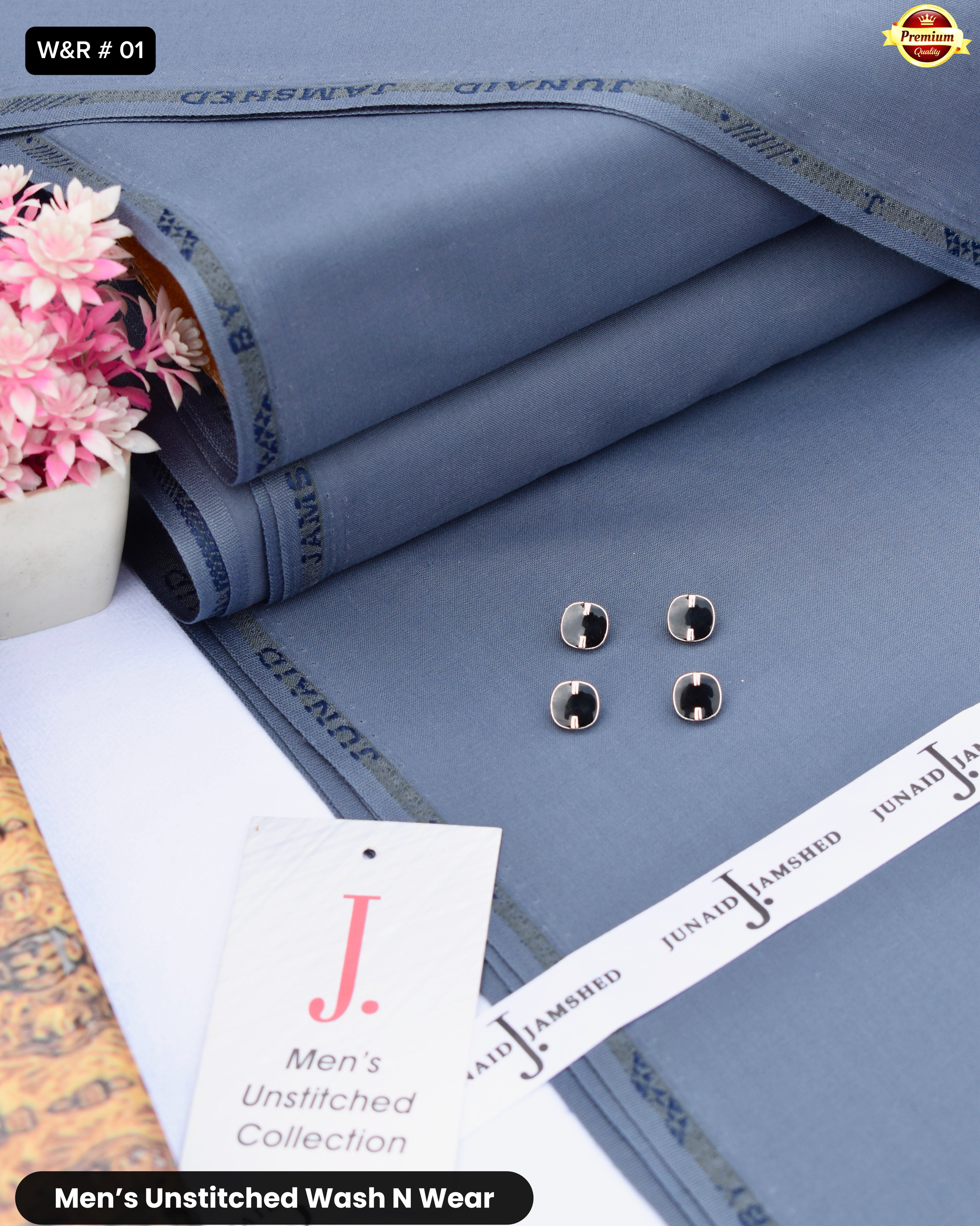 Premium J. Wash N Wear- Slate Blue