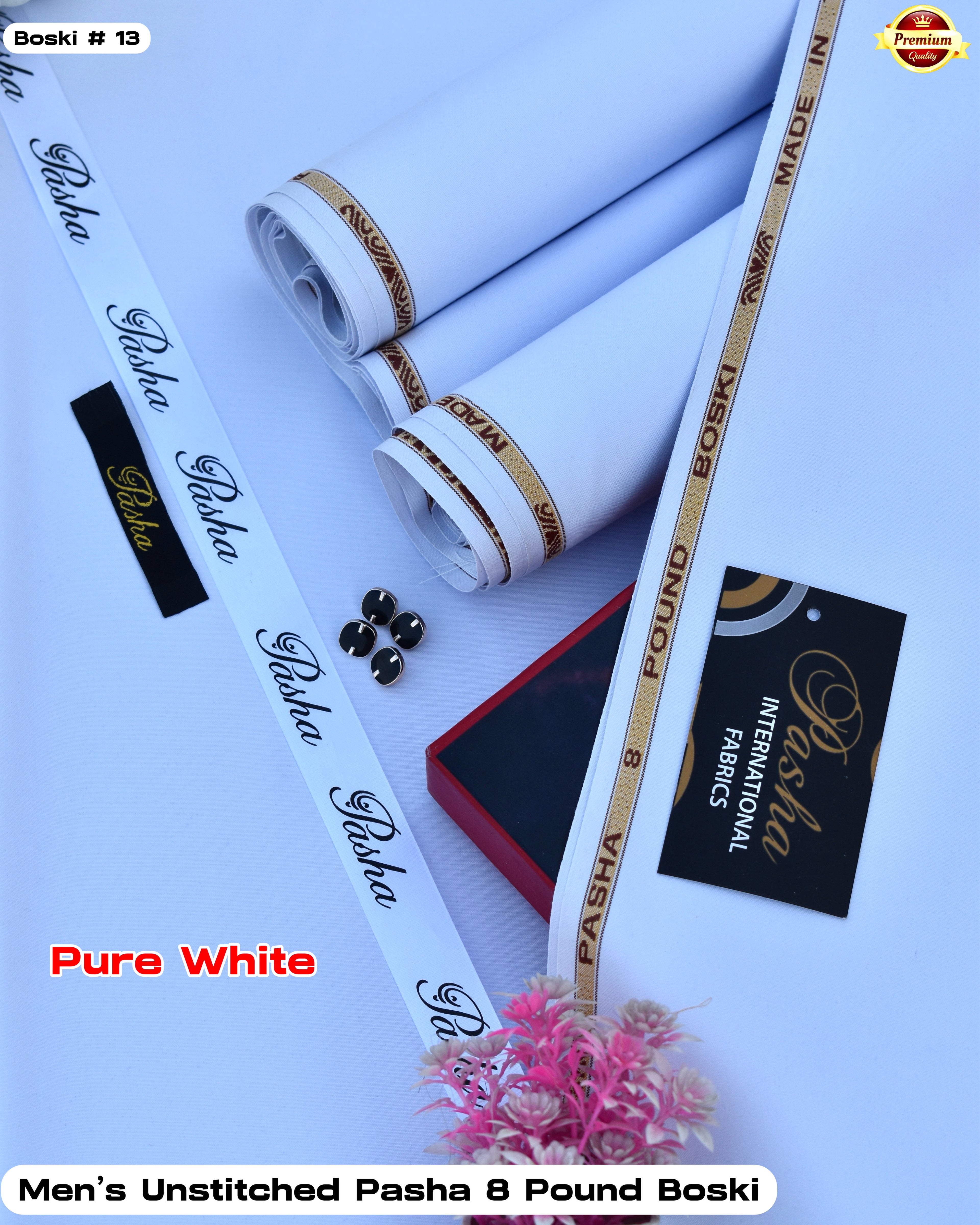 Pasha 8 Pound Italian Boski- White