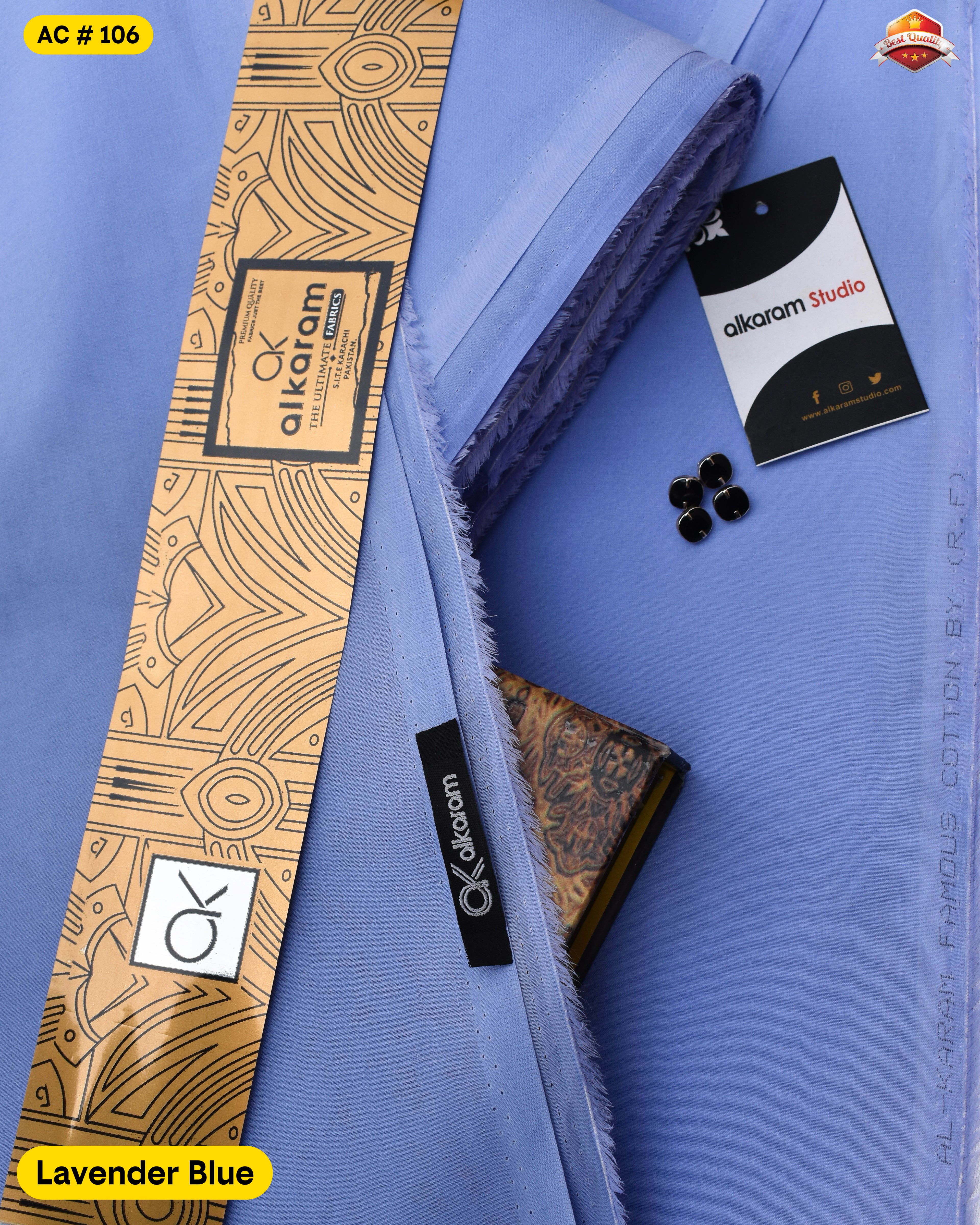 Alkaram Famous Cotton- Lavender Blue