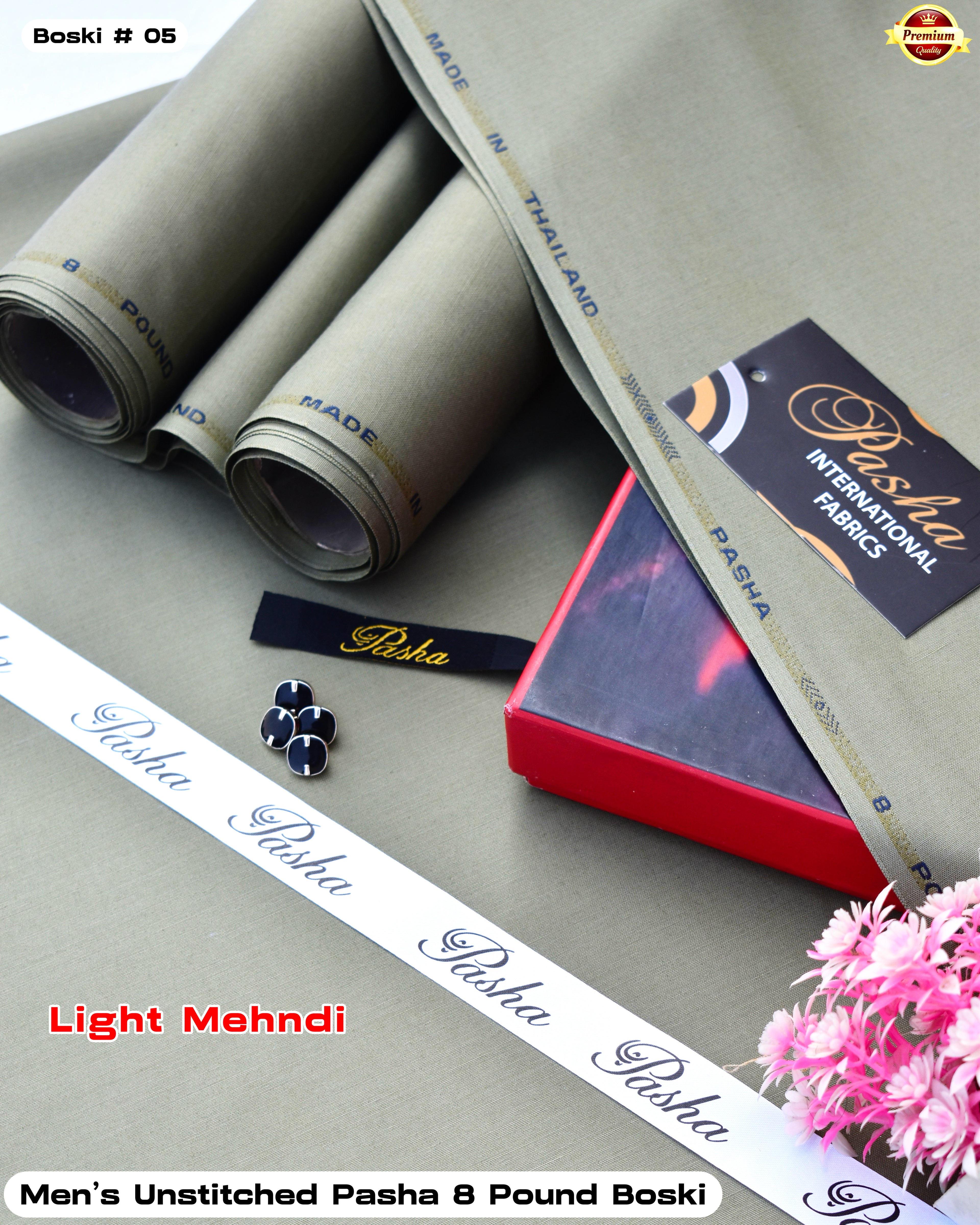 Pasha 8 Pound Italian Boski- Light Mehndi