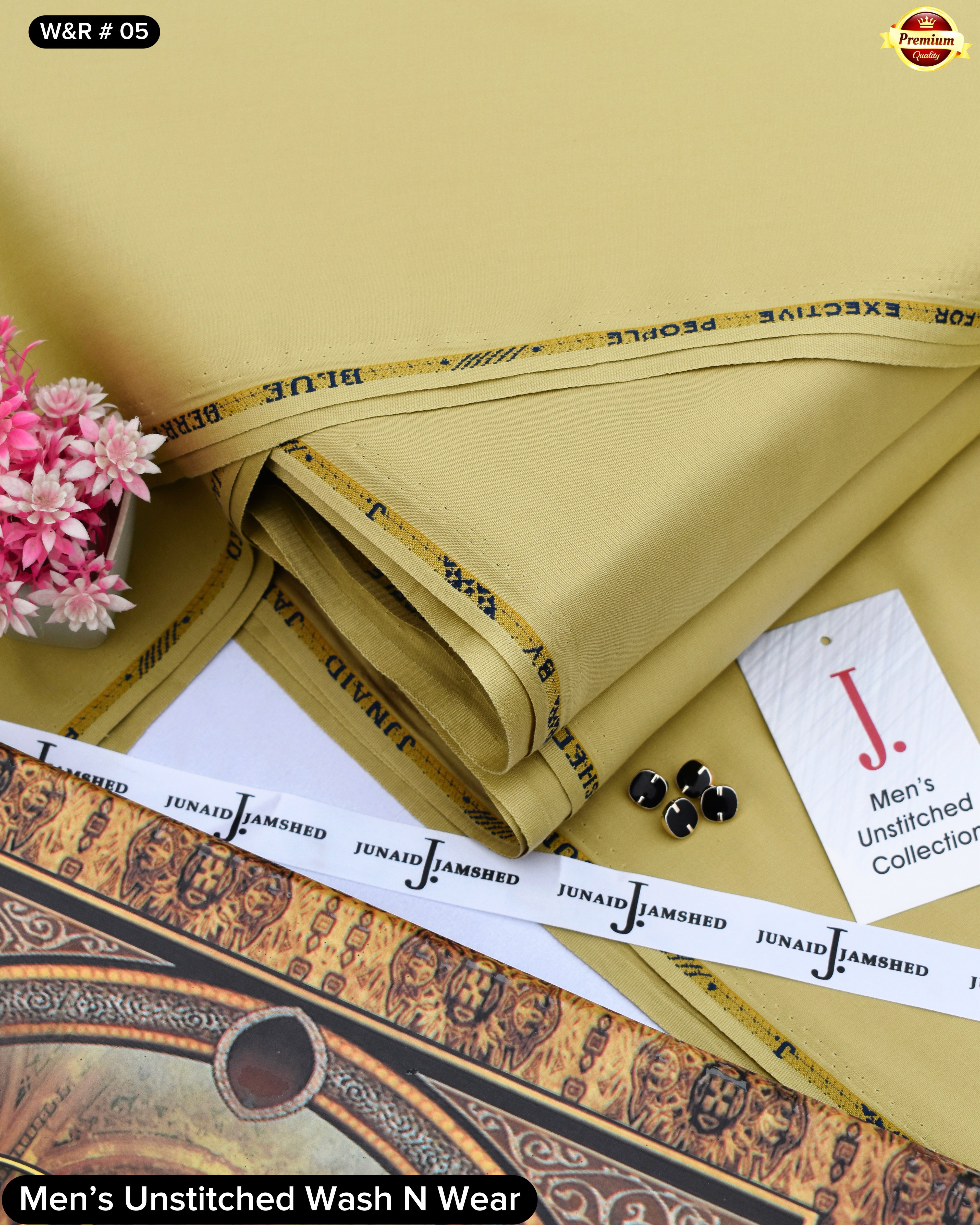 Premium J. Wash N Wear- Golden Beige