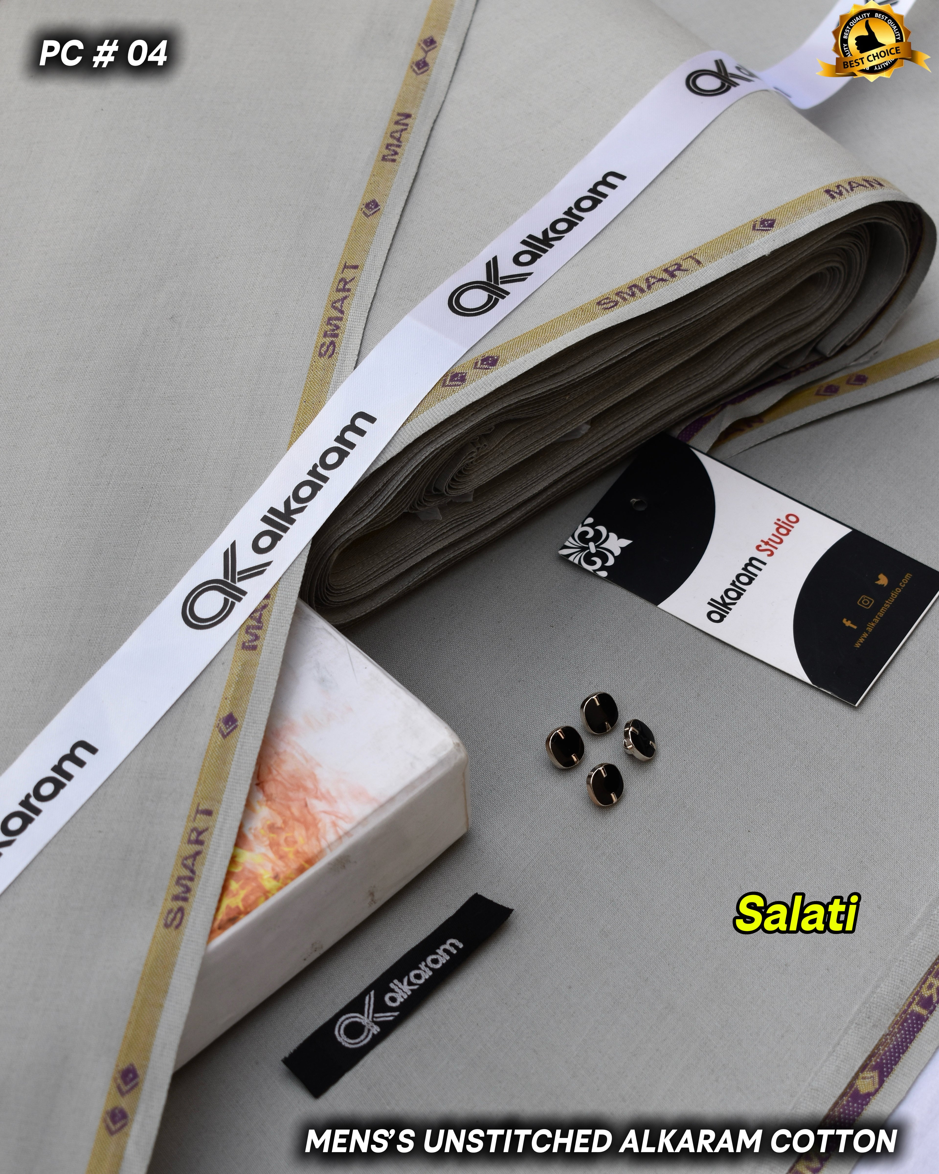 Smart Man Hard Alkaram Cotton- Salati