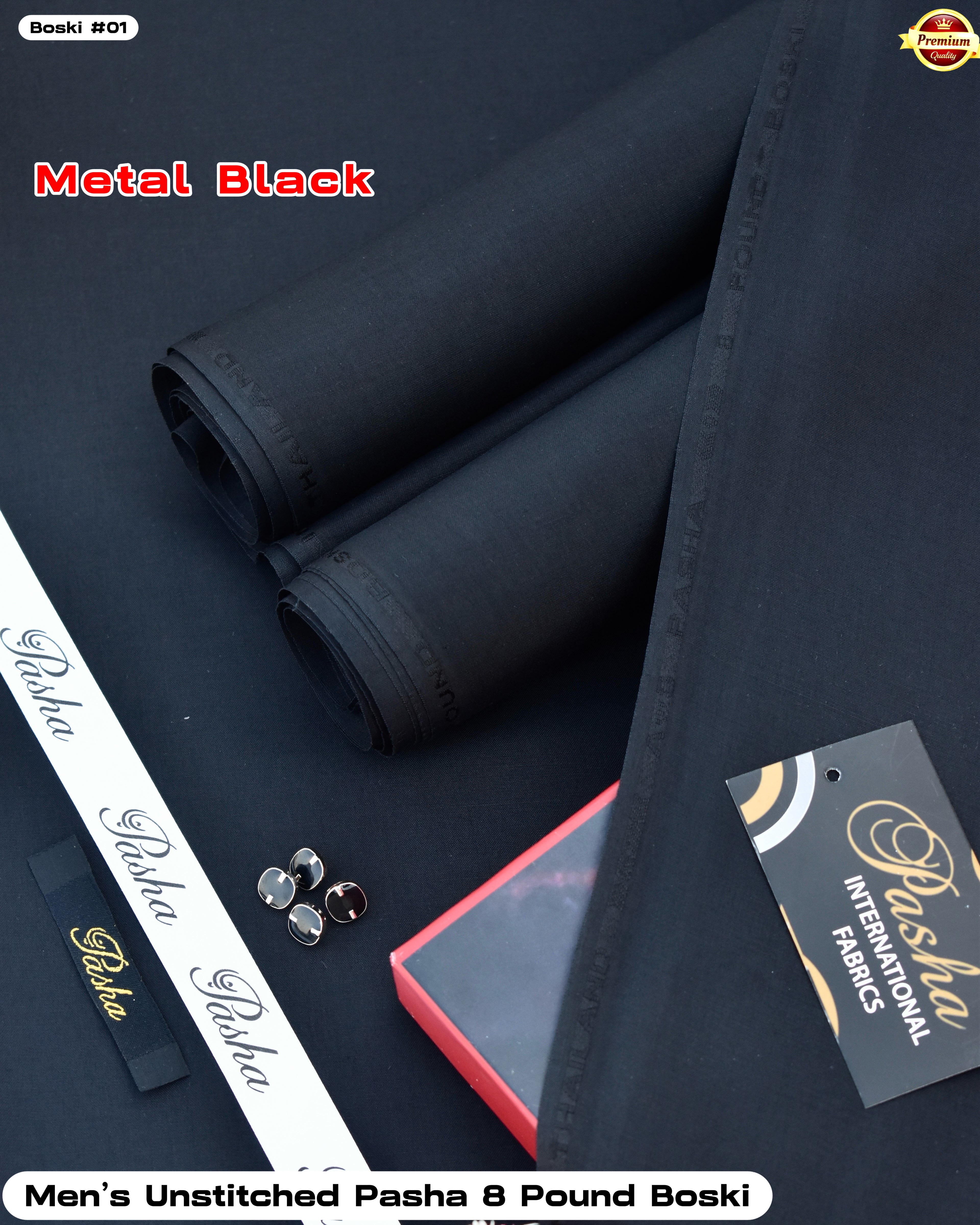 Pasha 8 Pound Italian Boski- Metal Black