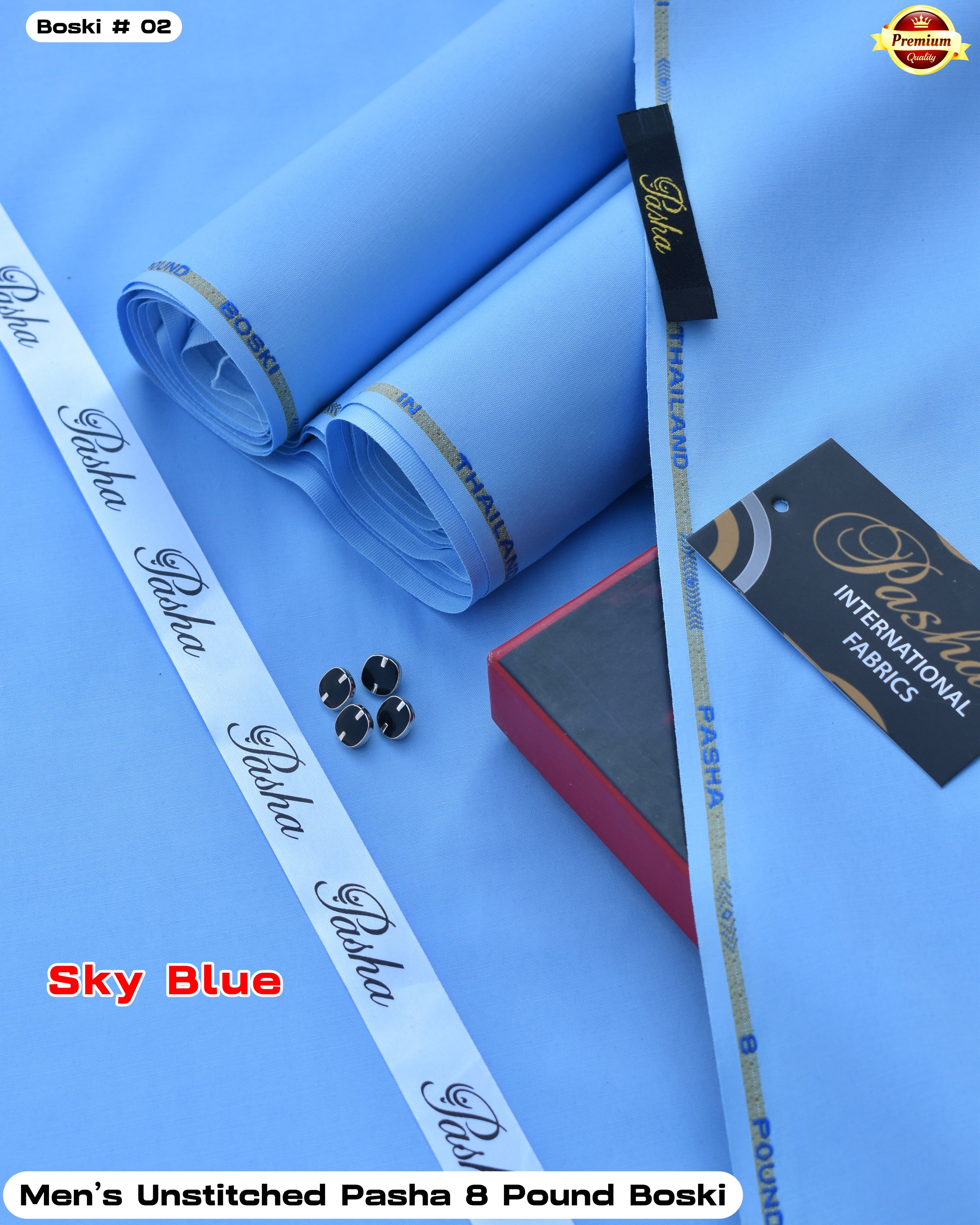 Pasha 8 Pound Italian Boski- Sky Blue